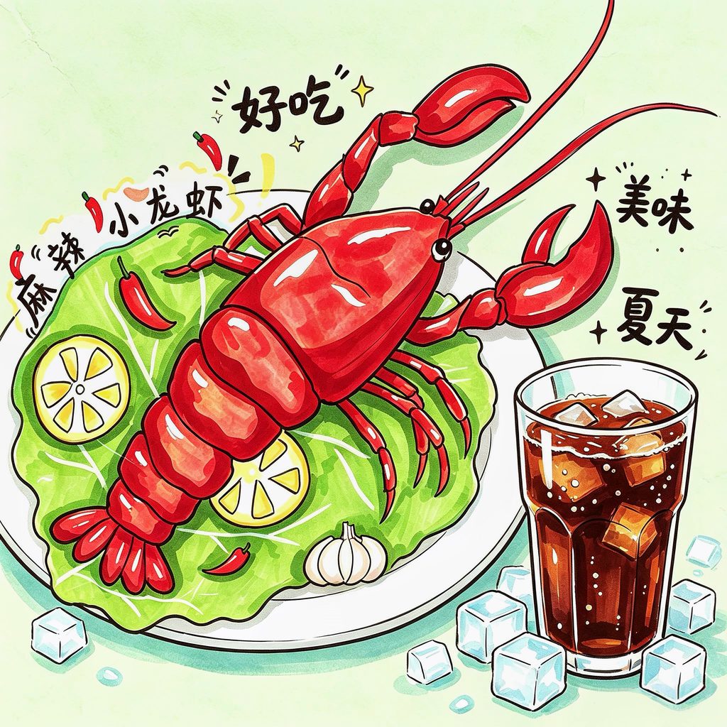 夏日麻辣小龙虾