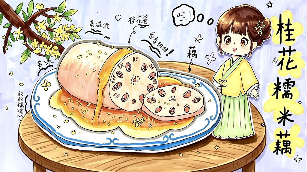 香甜桂花糯米藕